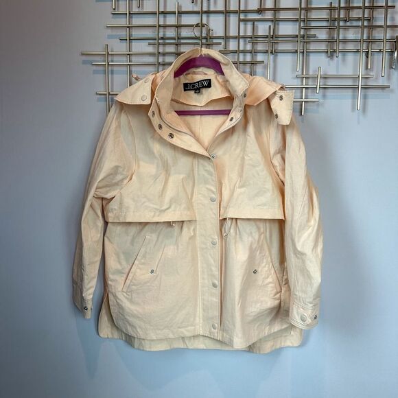 J.Crew Perfect Lightweight Jacket Soft Champagne Light Blush Pink Size S - Picture 6 of 15